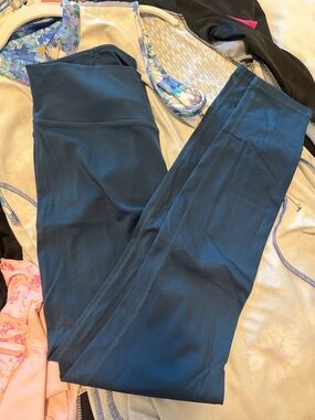 Fabletics Teal High-Waisted Leggings